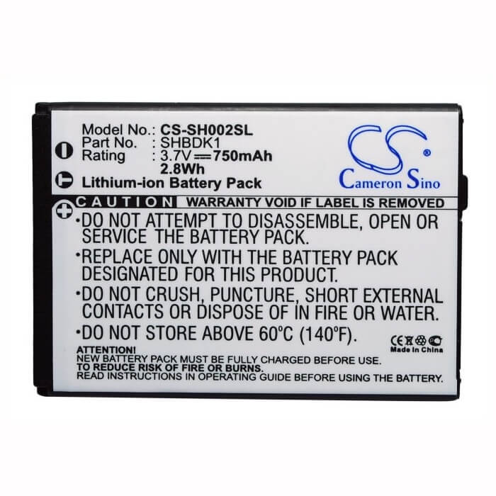 Battery For Sharp Aquos Shot 002sh, 002sh 3.7v, 750mah - 2.78wh Batteries for Electronics Cameron Sino Technology Limited (Suspended)