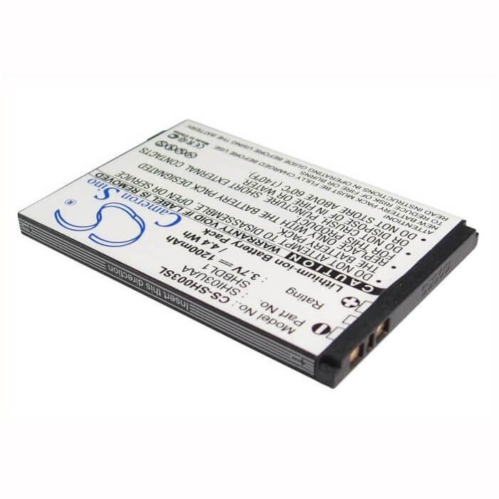 3.7V, Li-ion, 1200mAh, SmartPhone battery fits Sharp, Ea-bl28, 003sh, Dm009sh, 4.44Wh Mobile, SmartPhone Cameron Sino Technology Limited (Smartphone)