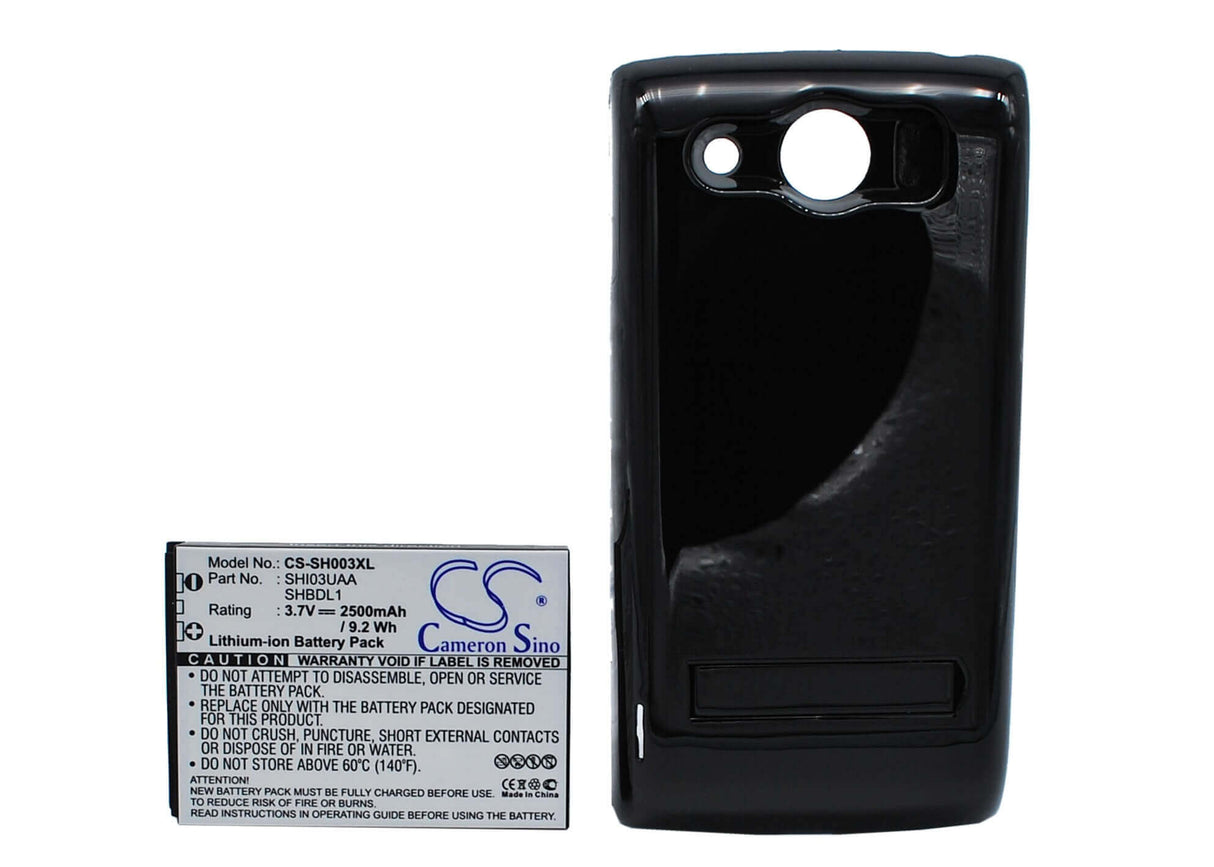 3.7V, Li-ion, 2500mAh, SmartPhone battery fits Sharp, Ea-bl28, 003sh, Dm009sh, 9.25Wh Mobile, SmartPhone Cameron Sino Technology Limited (Smartphone)