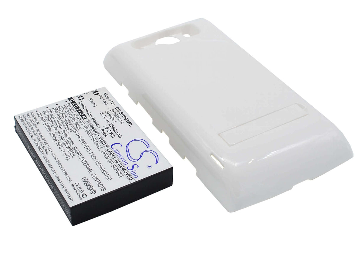Battery For Sharp Galapagos 003sh, 003sh, Dm009sh, White Cover 3.7v, 2500mah - 9.25wh Batteries for Electronics Cameron Sino Technology Limited (Suspended)