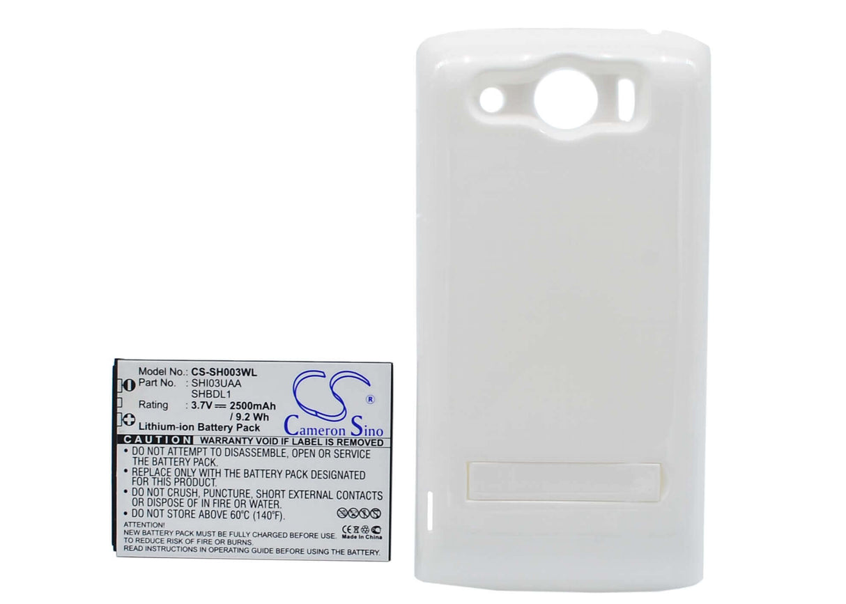 Battery For Sharp Galapagos 003sh, 003sh, Dm009sh, White Cover 3.7v, 2500mah - 9.25wh Batteries for Electronics Cameron Sino Technology Limited (Suspended)