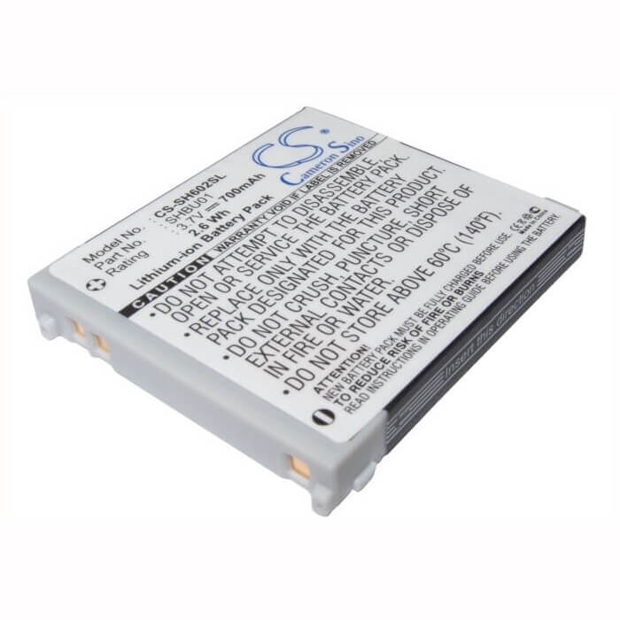 3.7V, Li-ion, 700mAh, SmartPhone battery fits Vodafone, Shbu01, S602sh, V602sh, 2.59Wh Mobile, SmartPhone Cameron Sino Technology Limited (Suspended)