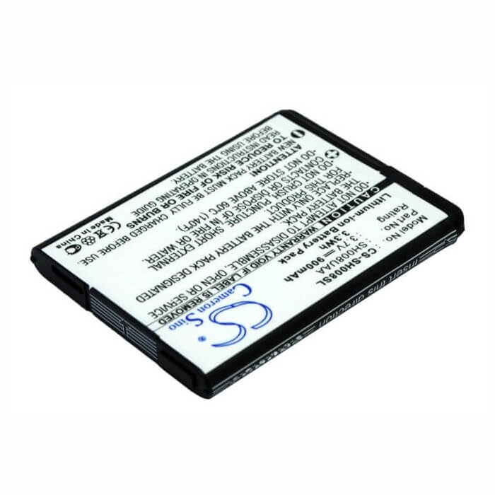 3.7V, Li-ion, 900mAh, SmartPhone battery fits Sharp, Sh008uaa, Aquos Shot Sh008, Sh008, 3.33Wh Mobile, SmartPhone Cameron Sino Technology Limited (Suspended)