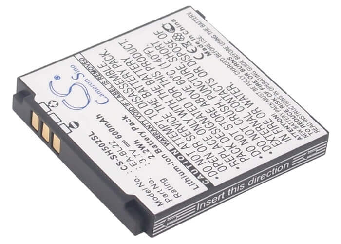 3.7V, Li-ion, 600mAh, SmartPhone battery fits Sharp, Ea-bl22, Sh5010c, Sh5018c, 2.22Wh Mobile, SmartPhone Cameron Sino Technology Limited (Smartphone)