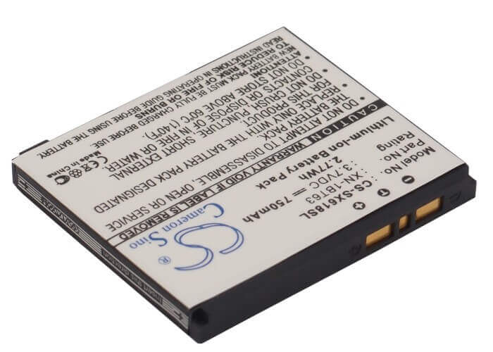 3.7V, Li-ion, 750mAh, SmartPhone battery fits Sharp, Xn-1bt63, Sh6110, Sh6110c, 2.78Wh Mobile, SmartPhone Cameron Sino Technology Limited (Suspended)