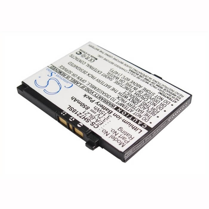 3.7V, Li-ion, 850mAh, SmartPhone battery fits Sharp, 100700006007, Sh7218c, Sh7218u, 3.15Wh Mobile, SmartPhone Cameron Sino Technology Limited (Smartphone)