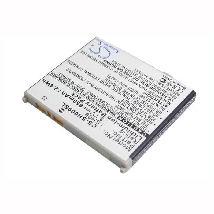 3.7V, Li-ion, 650mAh, SmartPhone battery fits Sharp, Sh09, Sh902isl, Sh903i, 2.41Wh Mobile, SmartPhone Cameron Sino Technology Limited (Smartphone)
