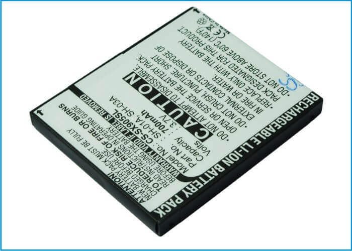 3.7V, Li-ion, 700mAh, SmartPhone battery fits Sharp, Sh-01a, 813sh, 820sh, 2.59Wh Mobile, SmartPhone Cameron Sino Technology Limited (Smartphone)