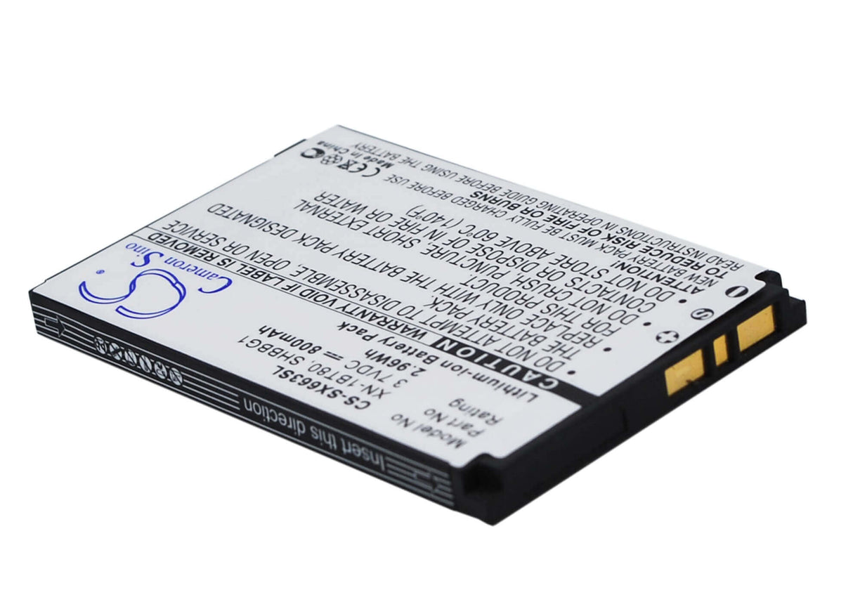 3.7V, Li-ion, 800mAh, SmartPhone battery fits Softbank, P15, 816sh, 920sh, 2.96Wh Mobile, SmartPhone Cameron Sino Technology Limited (Suspended)