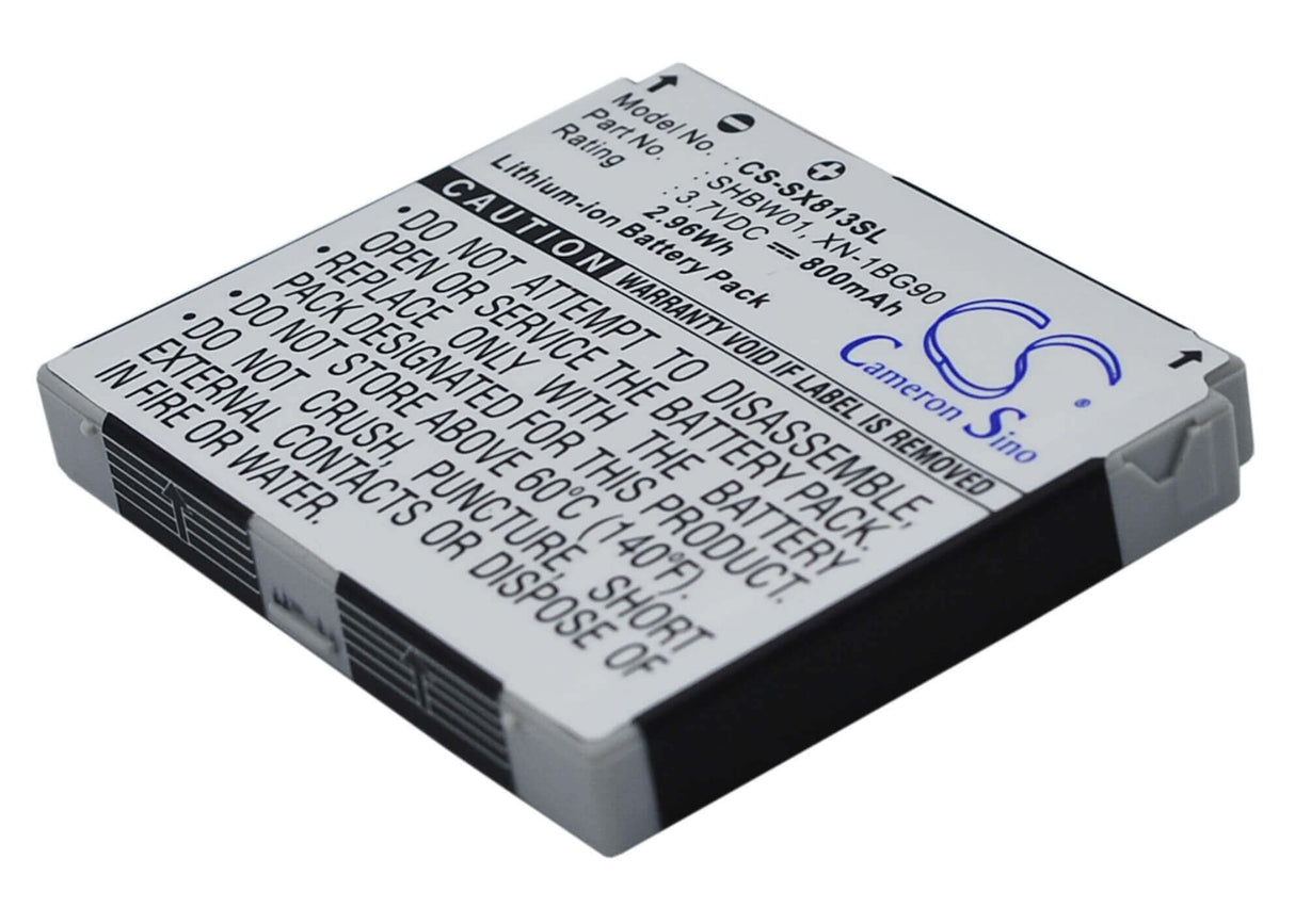 3.7V, Li-ion, 850mAh, SmartPhone battery fits Sharp, Shbw01, 802, 802sh, 3.15Wh Mobile, SmartPhone Cameron Sino Technology Limited (Suspended)