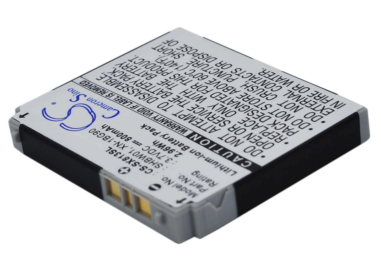3.7V, Li-ion, 850mAh, SmartPhone battery fits Sharp, Shbw01, 802, 802sh, 3.15Wh Mobile, SmartPhone Cameron Sino Technology Limited (Suspended)