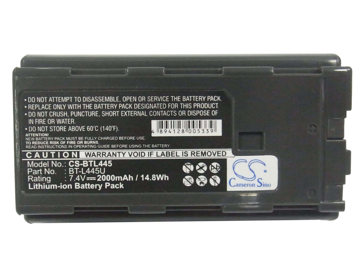 Battery For Sharp Vl-dd10, Vl-mc500, Vl-mc500s, Vl-mc500u, 7.4v, 2000mah - 14.80wh Camera Cameron Sino Technology Limited (Suspended)