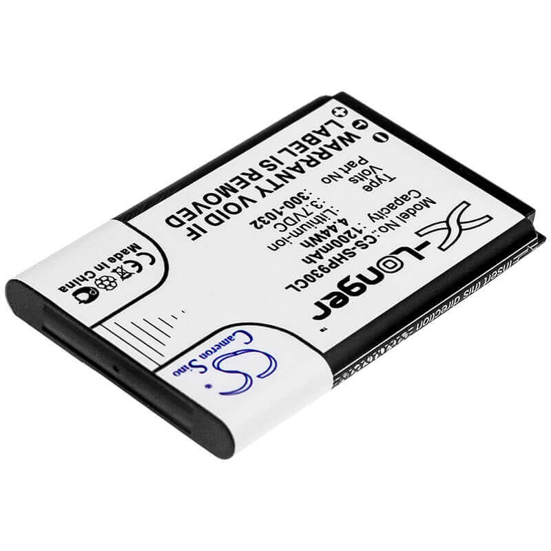 3,7V, Li-ion, 1200mAh, batterie de téléphone sans fil compatible avec Shoretel, 10000058, Ip930d, 4,44Wh Téléphone sans fil Cameron Sino Technology Limited (Téléphone sans fil)