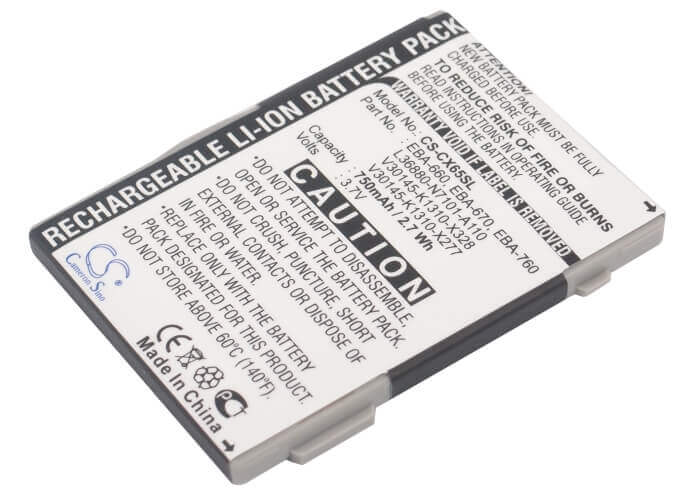 3.7V, Li-ion, 750mAh, SmartPhone battery fits Siemens, Benq-siemens, Eba-660, M81, 2.78Wh Mobile, SmartPhone Cameron Sino Technology Limited (Smartphone)