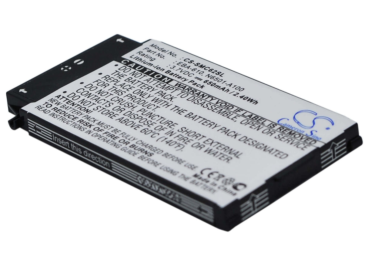 Battery For Siemens C62, X1 3.7v, 650mah - 2.41wh Batteries for Electronics Cameron Sino Technology Limited (Suspended)