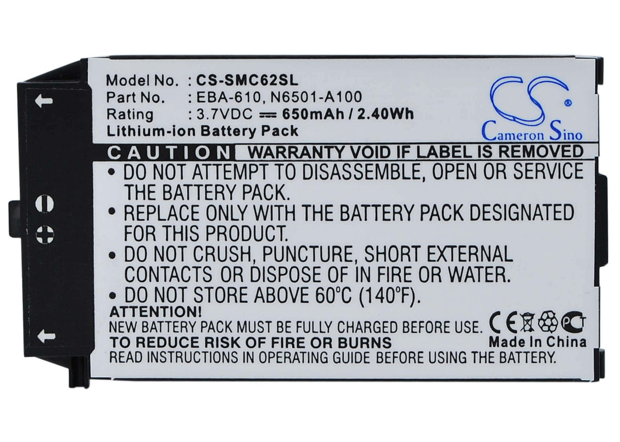 Battery For Siemens C62, X1 3.7v, 650mah - 2.41wh Batteries for Electronics Cameron Sino Technology Limited (Suspended)