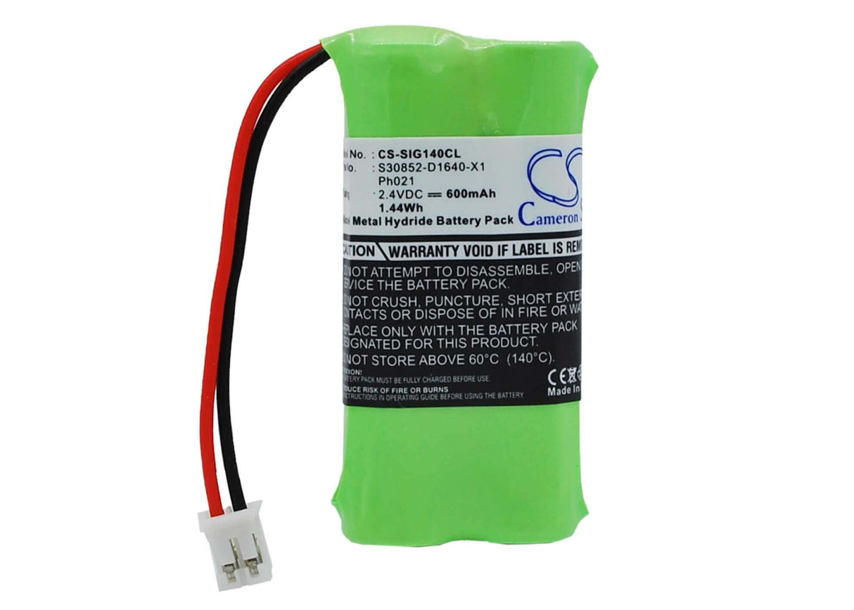 2,4V, Ni-MH, 600mAh, batterie de téléphone sans fil compatible avec Siemens, Ph021, Gigaset 140, 1,44Wh Téléphone sans fil Cameron Sino Technology Limited (Téléphone sans fil)