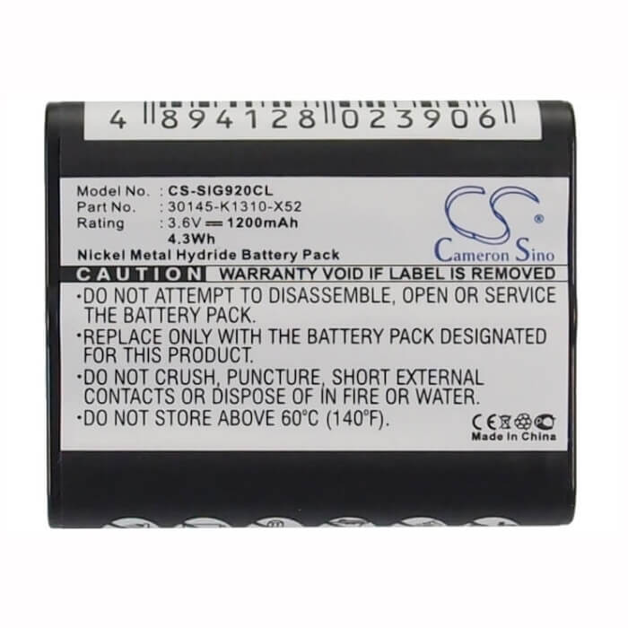 Batterie de téléphone sans fil pour Siemens, Gigaset 905, Gigaset 920, 3.6v, 1200mah - 4.32wh Téléphone sans fil Cameron Sino Technology Limited (Téléphone sans fil)
