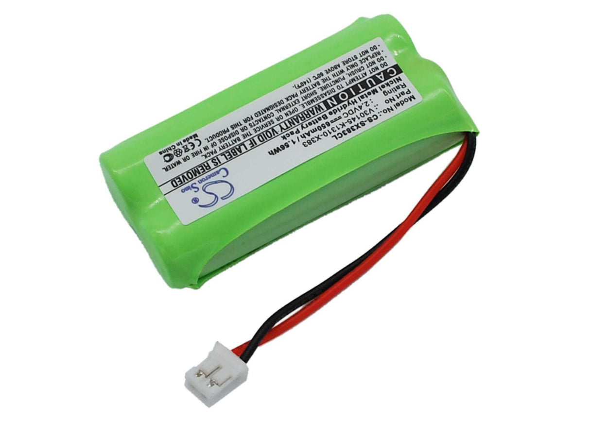Batterie pour Siemens, Gigaset A12, Gigaset A120, 2,4v, 650mah - 1,56wh Téléphone sans fil Cameron Sino Technology Limited (Téléphone sans fil)