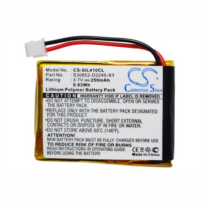 3,7V, Li-ion, 250mAh, batterie de téléphone sans fil compatible avec Siemens, F39033-v328-c901, Gigaset L410, Maxwell 10, 0.925Wh Téléphone sans fil Cameron Sino Technology Limited (Téléphone sans fil)