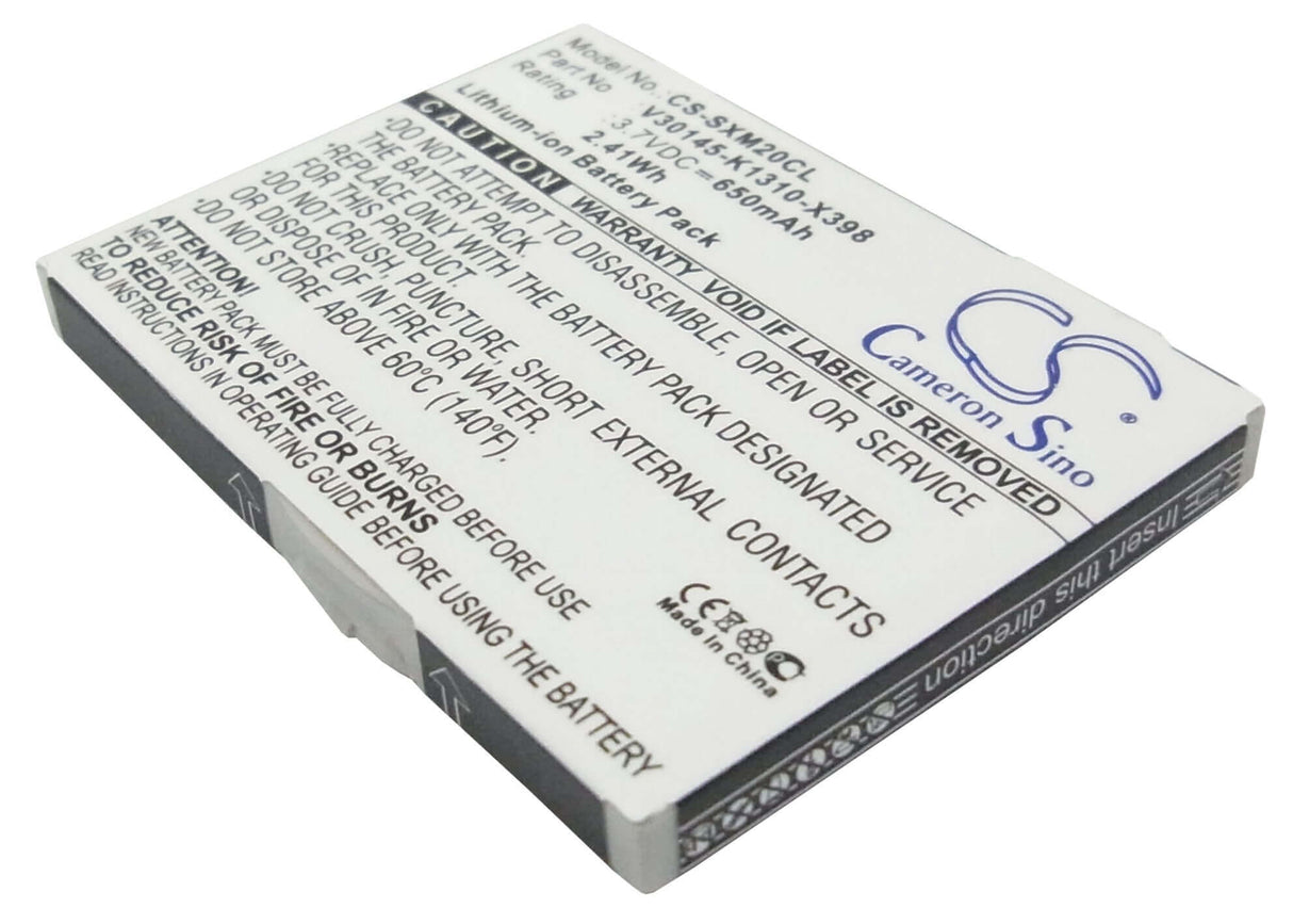 3,7V, Li-ion, 650mAh, batterie de téléphone sans fil compatible avec Unify, Siemens, L50645-k1310-x363, Gigaset M2, Gigaset M2 Plus, 2,405Wh Téléphone sans fil Cameron Sino Technology Limited (Téléphone sans fil)