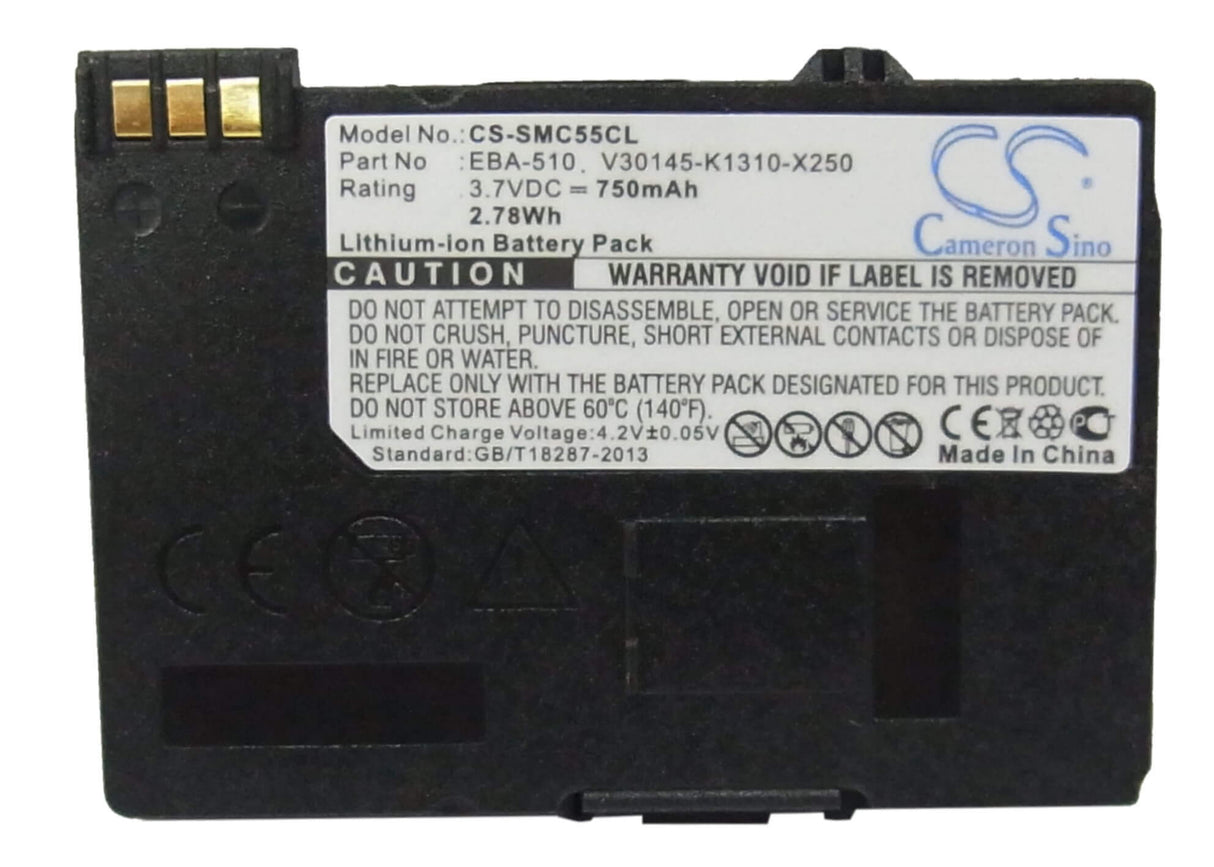 Batterie de téléphone sans fil pour Siemens, Gigaset Sl37h, Gigaset 4015 3.7v, 750mah - 2.78wh Téléphone sans fil Cameron Sino Technology Limited (Téléphone sans fil)