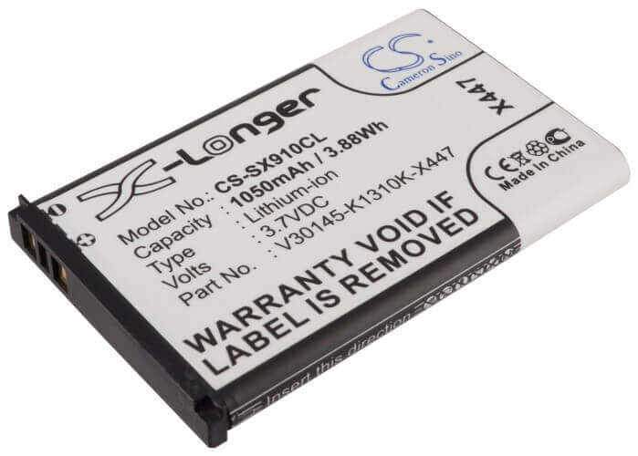 3,7V, Li-ion, 1050mAh, batterie de téléphone sans fil compatible avec Siemens, V30145-k1310k-x447, Gigaset Sl910, Gigaset Sl910a, 3,885Wh Téléphone sans fil Cameron Sino Technology Limited (Téléphone sans fil)
