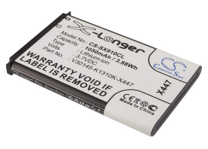 3,7V, Li-ion, 1050mAh, batterie de téléphone sans fil compatible avec Siemens, V30145-k1310k-x447, Gigaset Sl910, Gigaset Sl910a, 3,885Wh Téléphone sans fil Cameron Sino Technology Limited (Téléphone sans fil)