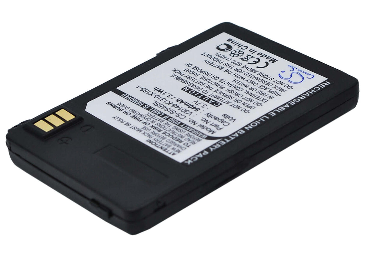 3.7V, Li-ion, 840mAh, SmartPhone battery fits Siemens, L36880-n4501-a100, 3618, 6618, 3.11Wh Mobile, SmartPhone Cameron Sino Technology Limited (Smartphone)