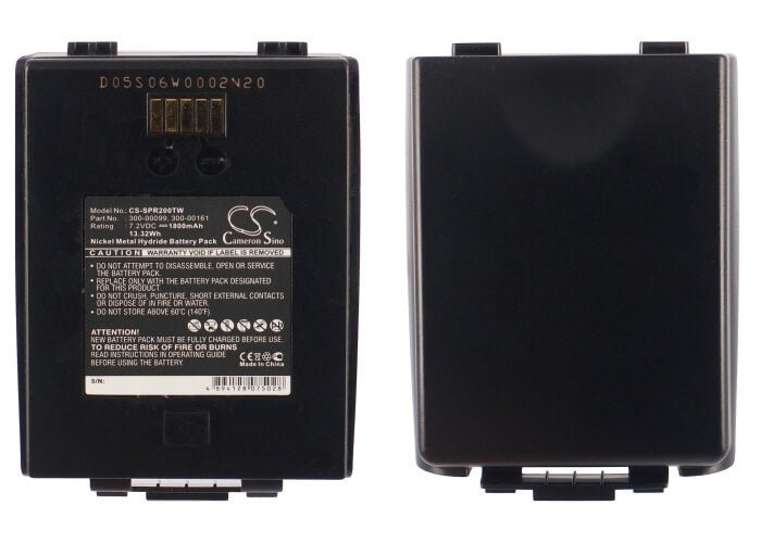 7.4V, Li-ion, 1800mAh, Two-Way Radio battery fits Sepura, Simoco-sepura, 300-00001, Src3300, Srg3500, 13.32Wh Two-Way Radio Cameron Sino Technology Limited