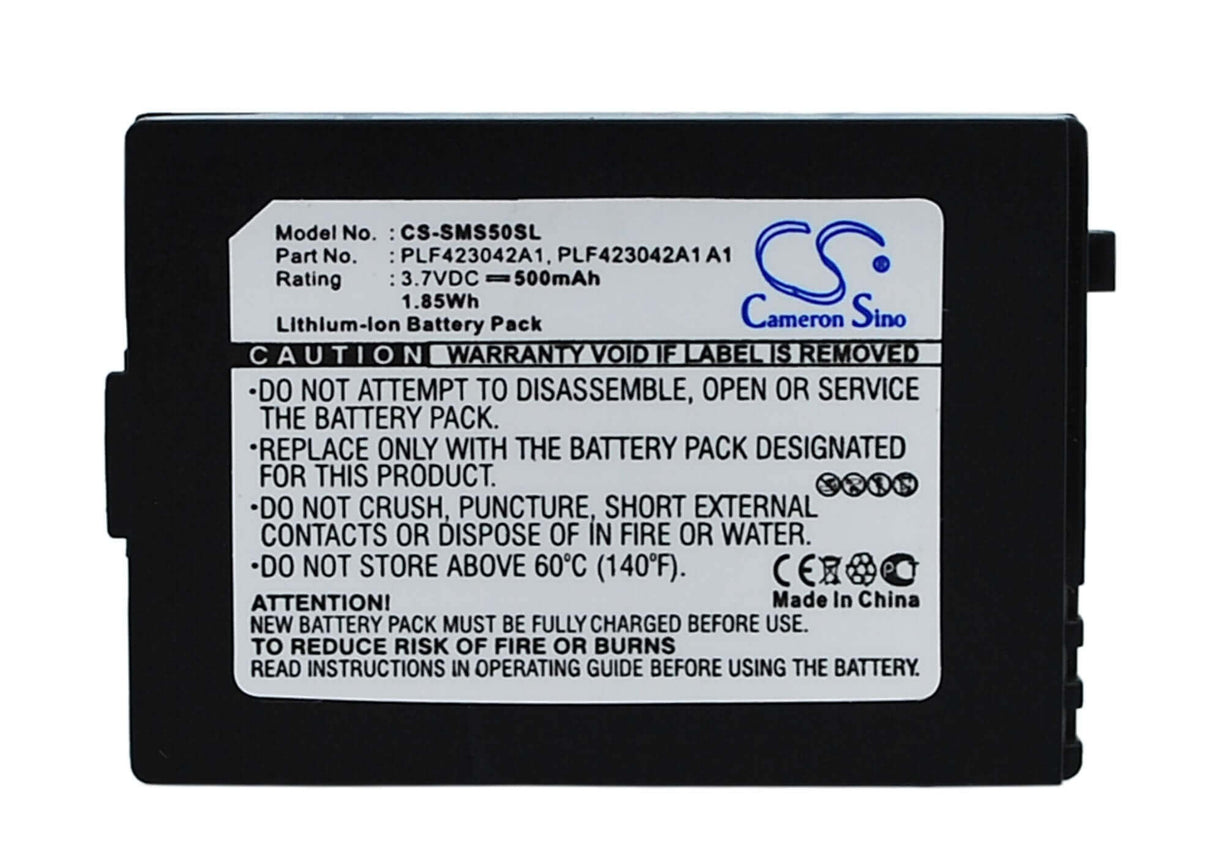 Battery For Sirius S50, S50sb1 3.7v, 500mah - 1.85wh Batteries for Electronics Cameron Sino Technology Limited (Suspended)