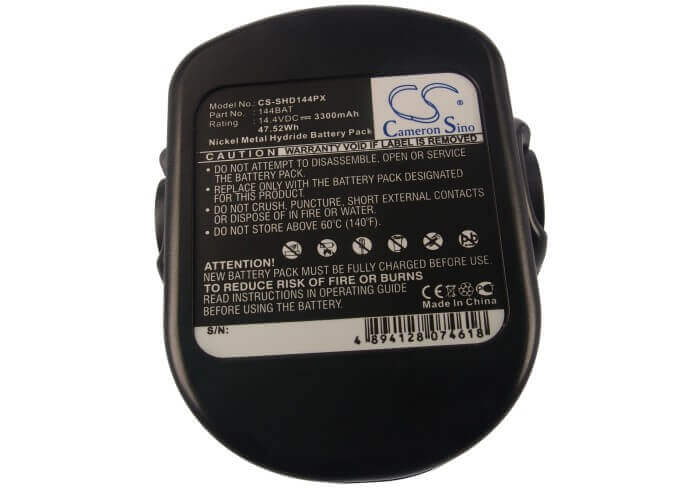 14.4V, Ni-MH, 3300mAh, Power Tools battery fits Skil, 144bat, 144vxt, 2565, 47.52Wh Power Tools Cameron Sino Technology Limited (Power Tools)