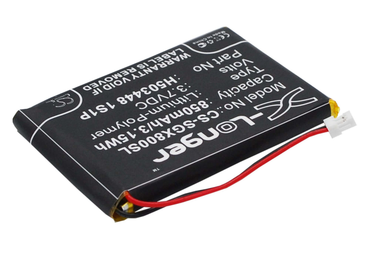 3,7V, Li-Polymère, 850mAh, batterie GPS compatible avec Skygolf, H503448 1s1p, Skycaddie Aire, Skycaddie Aire 2, 3,15Wh GPS, Navigator Cameron Sino Technology Limited
