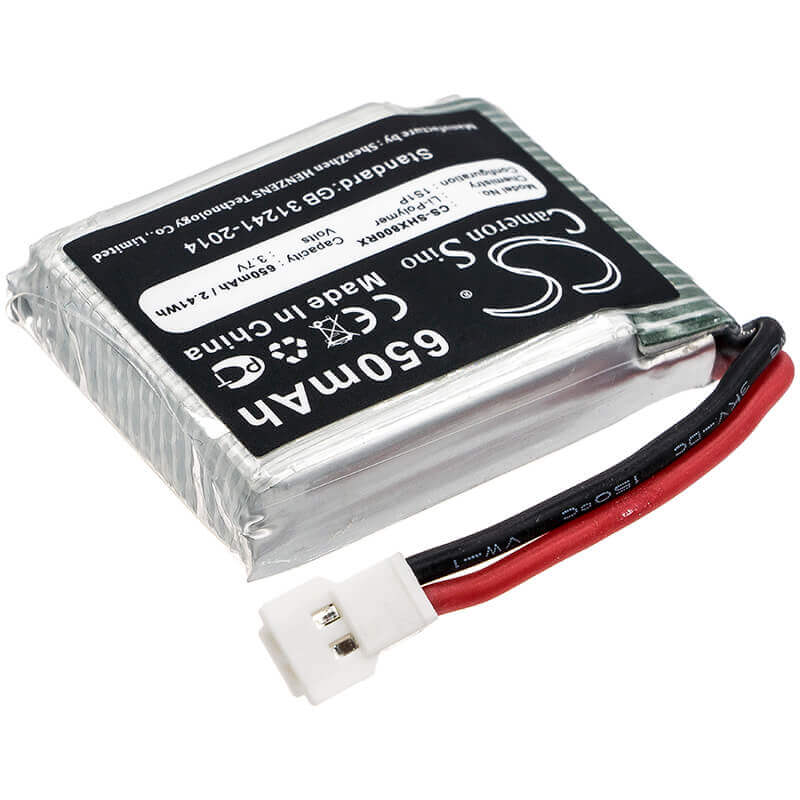 3.7V, Li-Polymer, 650mAh, Drones battery fits Skyhunter, Skyhunter, X8tw, X8tw, 2.41Wh Drones Cameron Sino Technology Limited