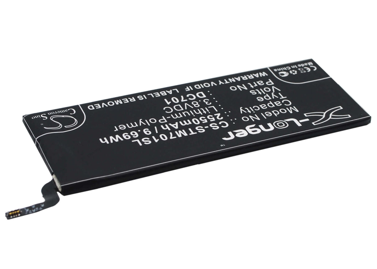 3.8V, Li-Polymer, 2550mAh, SmartPhone battery fits Smartisan, Dc701, Sm701, Sm705, 9.69Wh Mobile, SmartPhone Cameron Sino Technology Limited (Suspended)