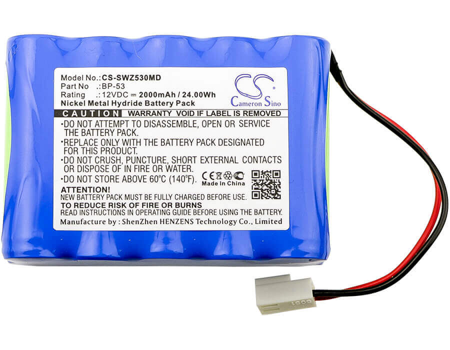 Medical Battery For Smiths, Corporation Top-5300, Oben Spritzenpumpe 2 12v, 2000mah - 24.00wh Medical Cameron Sino Technology Limited (Medical)