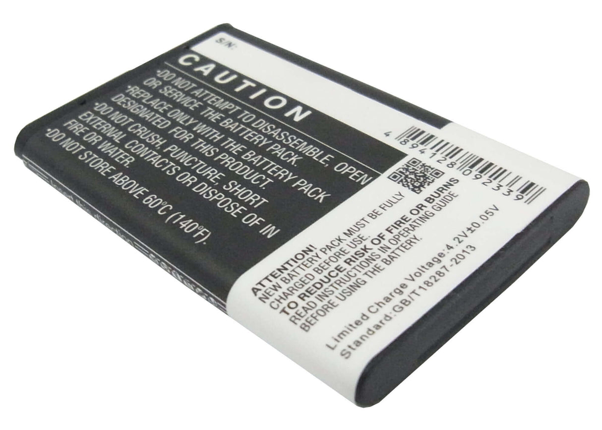 3,7V, Li-ion, 1200mAh, Batterie de téléphone sans fil compatible avec Vertical, T-com, Snom, Toshiba, Telekom, Poly, Nec, 10000058, G266, G566, 4,44Wh Téléphone sans fil Cameron Sino Technology Limited (Téléphone sans fil)