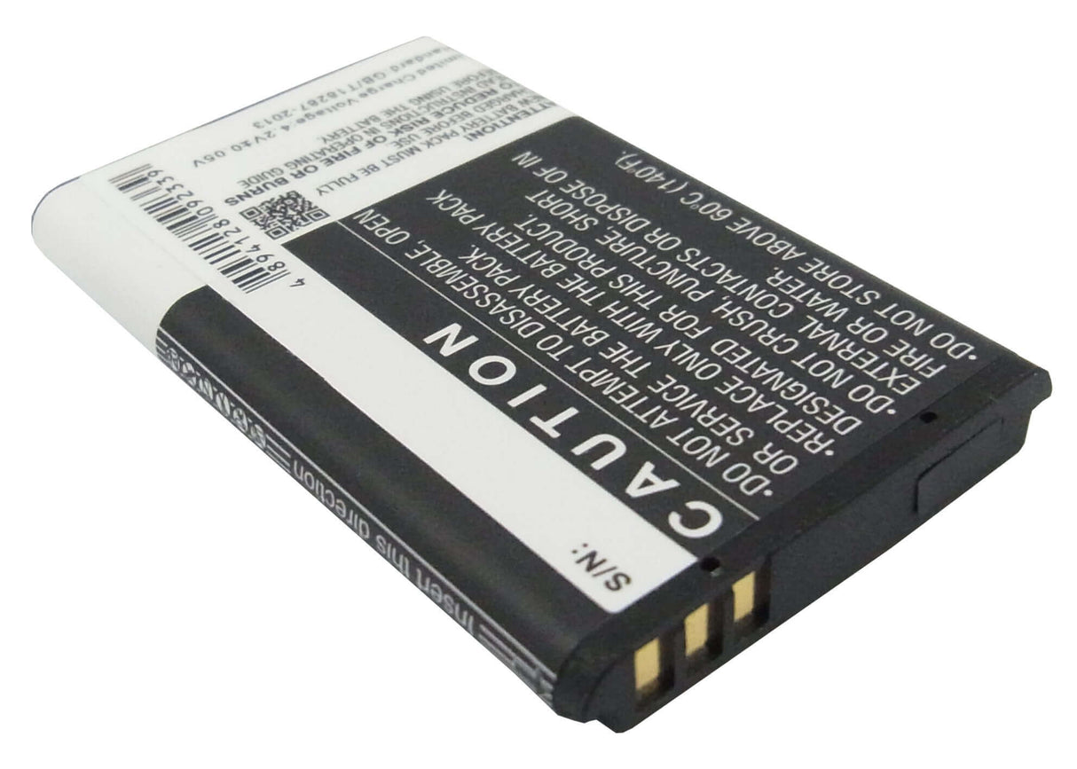 3,7V, Li-ion, 1200mAh, Batterie de téléphone sans fil compatible avec Vertical, T-com, Snom, Toshiba, Telekom, Poly, Nec, 10000058, G266, G566, 4,44Wh Téléphone sans fil Cameron Sino Technology Limited (Téléphone sans fil)