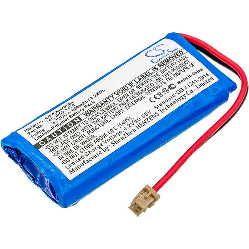 Barcode Scanner Battery For Socket Mobile, Chs 7qi, Chs 7x, Chs 7xi 3.7v, 600mah - 2.22wh Barcode Scanner Cameron Sino Technology Limited