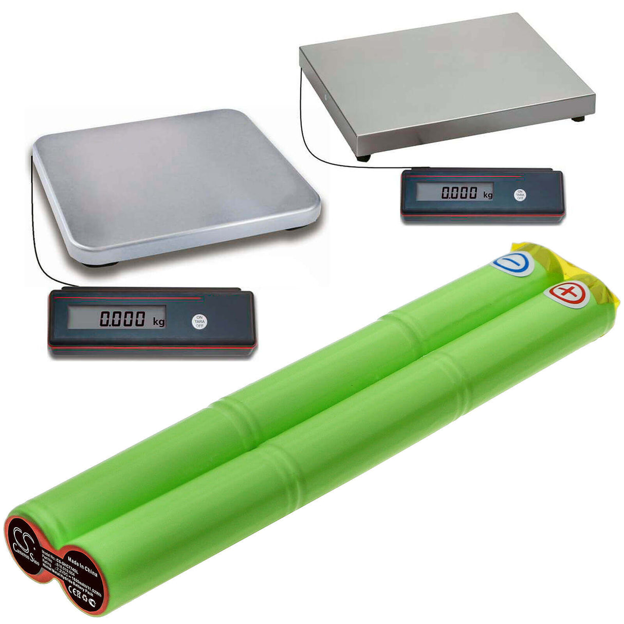 7.2V, Ni-MH, 1600mAh, Equipment battery fits Soehnle, 618.010.004, 7722, 7741, 11.52Wh Equipment, Survey, Test Cameron Sino Technology Limited