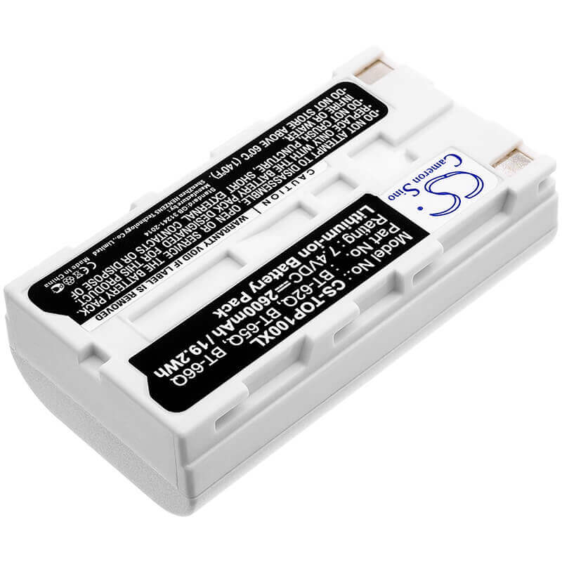 7.4V, Li-ion, 2600mAh, Batterie d'équipement compatible avec Topcon, Sokkia, Fuji, Amada Miyachii, Hioki, Bt-30, 2M1183, Mm-410a, 19.24Wh Équipement, Enquête, Test Cameron Sino Technology Limited