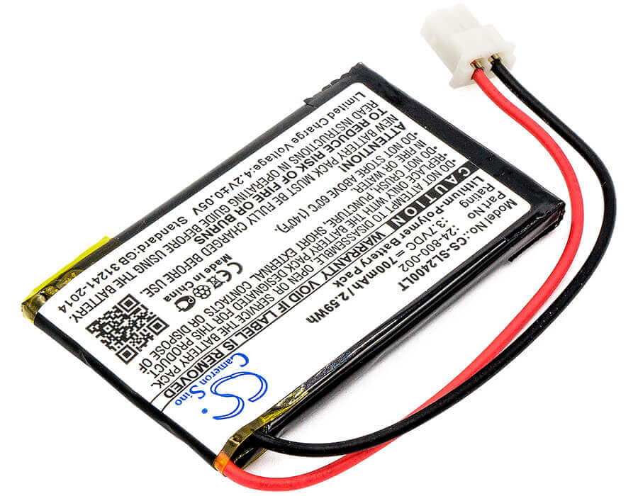 3.7V, Li-Polymer, 700mAh, LED Light battery fits Solar Led Light, 24-800-002, Sl-24000, 2.59Wh LED Light Cameron Sino Technology Limited