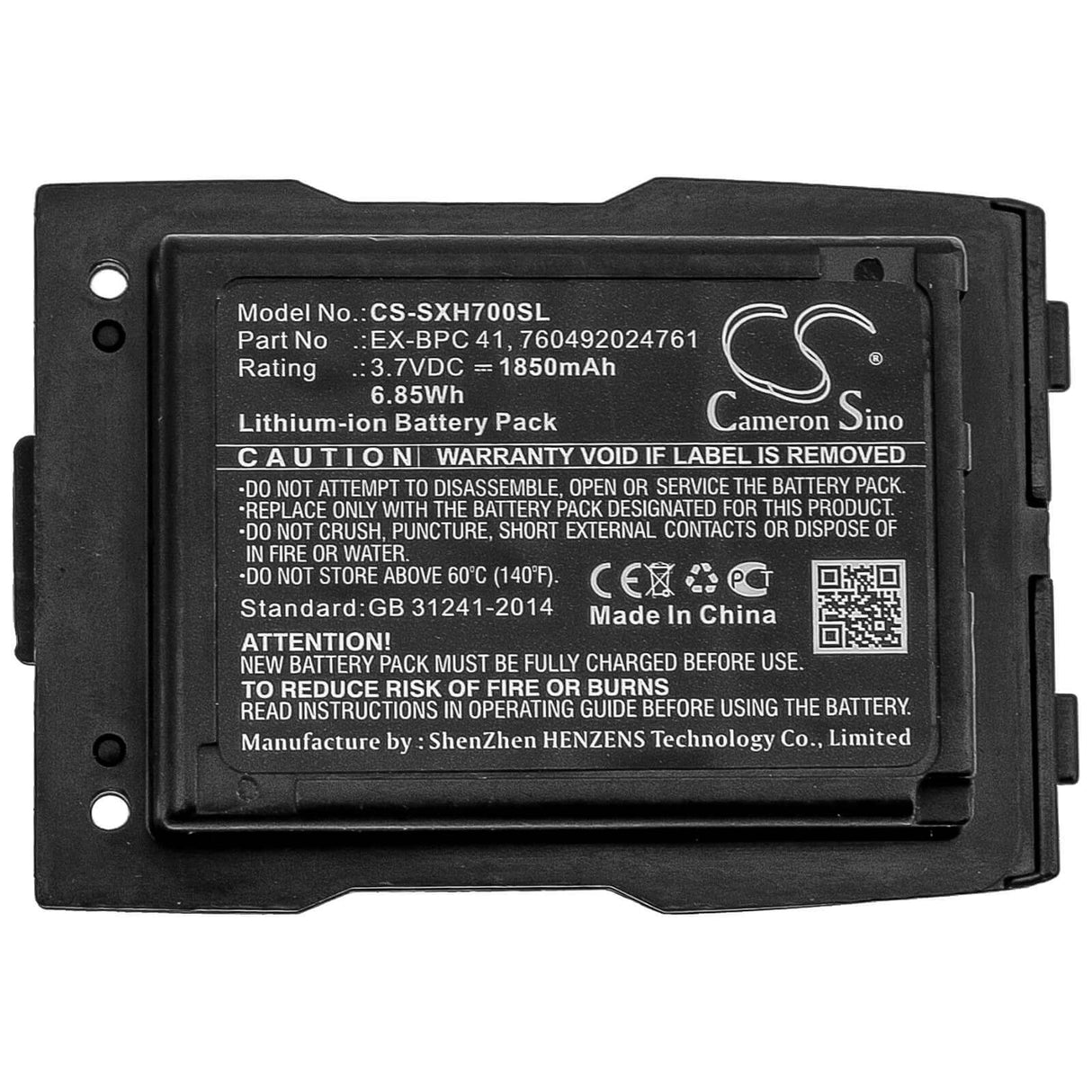 Battery For Sonim, Ecom Ex-handy 07, Ecom Ex-handy 08, Xp3410 Is 3.7v, 1850mah - 6.85wh Batteries for Electronics Cameron Sino Technology Limited (Suspended)