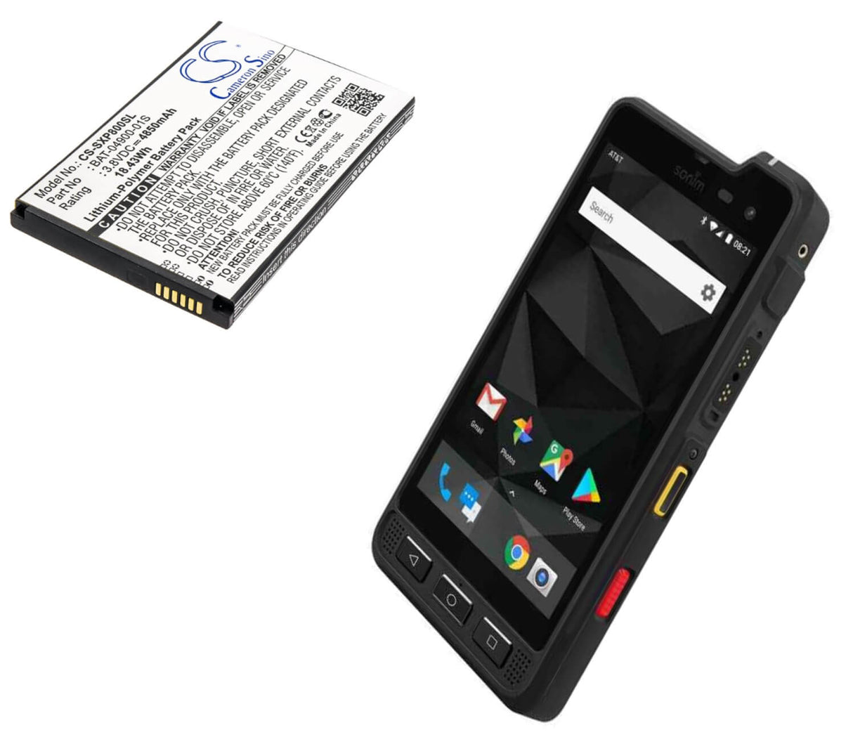 Smartphone battery For Sonim, Xp8, Xp8800 3.8v, 4850mah - 18.43wh Mobile, SmartPhone Cameron Sino Technology Limited