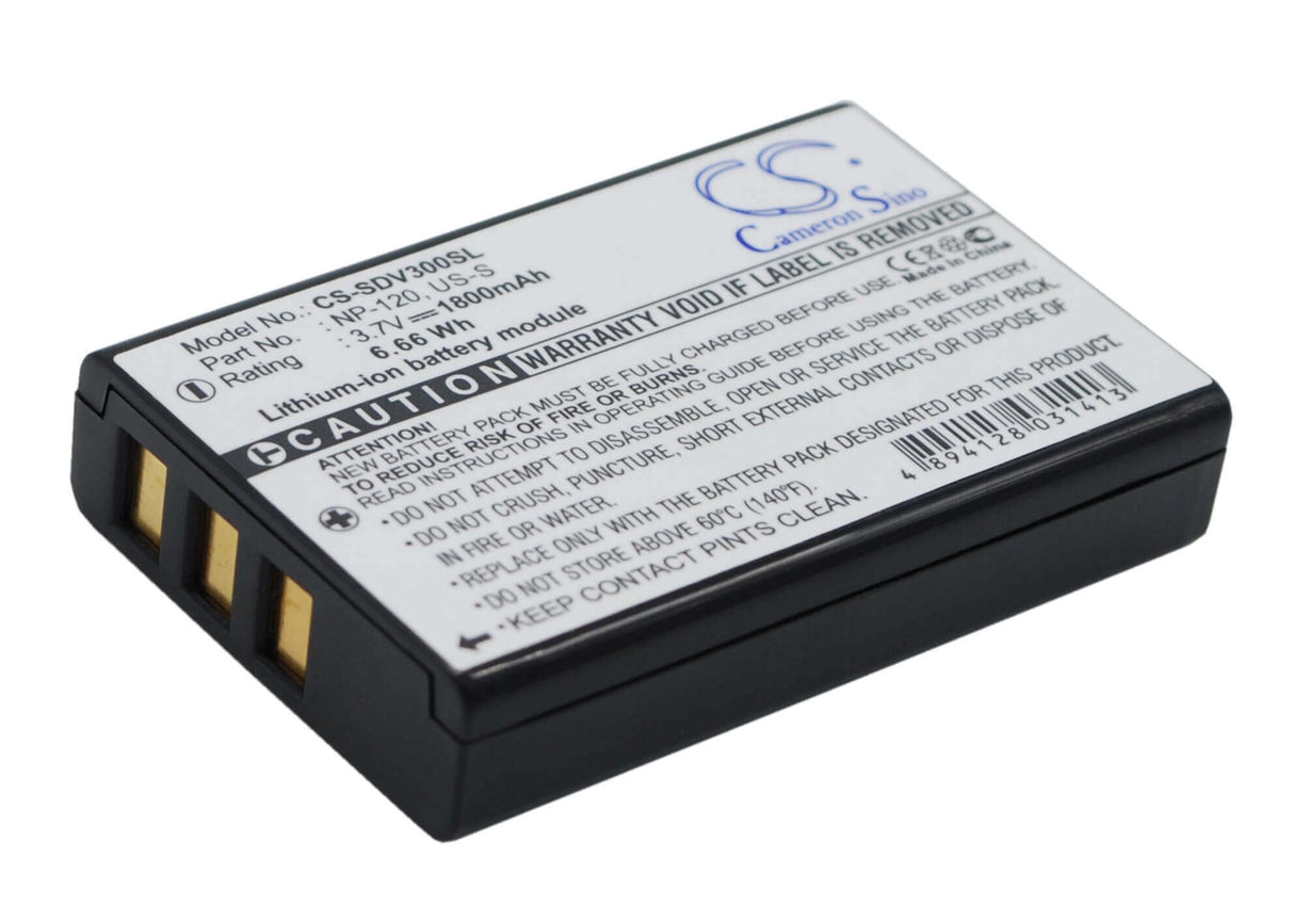 3,7V, Li-ion, 1800mAh, batterie GPS compatible avec Sonocaddie, Us-s, Autoplay, V300, 6,66Wh GPS, Navigator Cameron Sino Technology Limited