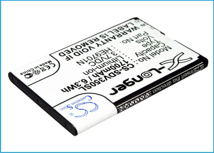 3,7V, Li-ion, 1700mAh, batterie de loupe électronique compatible avec Sonocaddie, Sonocaddie, Zoomax, G-4l, G-4l, V350, 6,29Wh Loupe électronique Cameron Sino Technology Limited