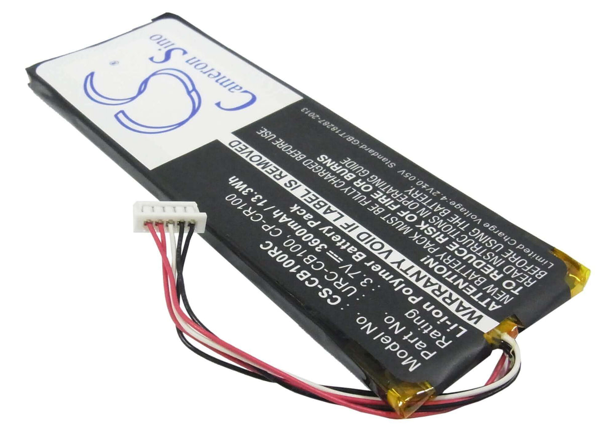 3.7V, Li-Polymer, 3600mAh, Remote Control battery fits Sonos, Controller Cb100, Controller Cr100, 13.32Wh Remote Control Cameron Sino Technology Limited
