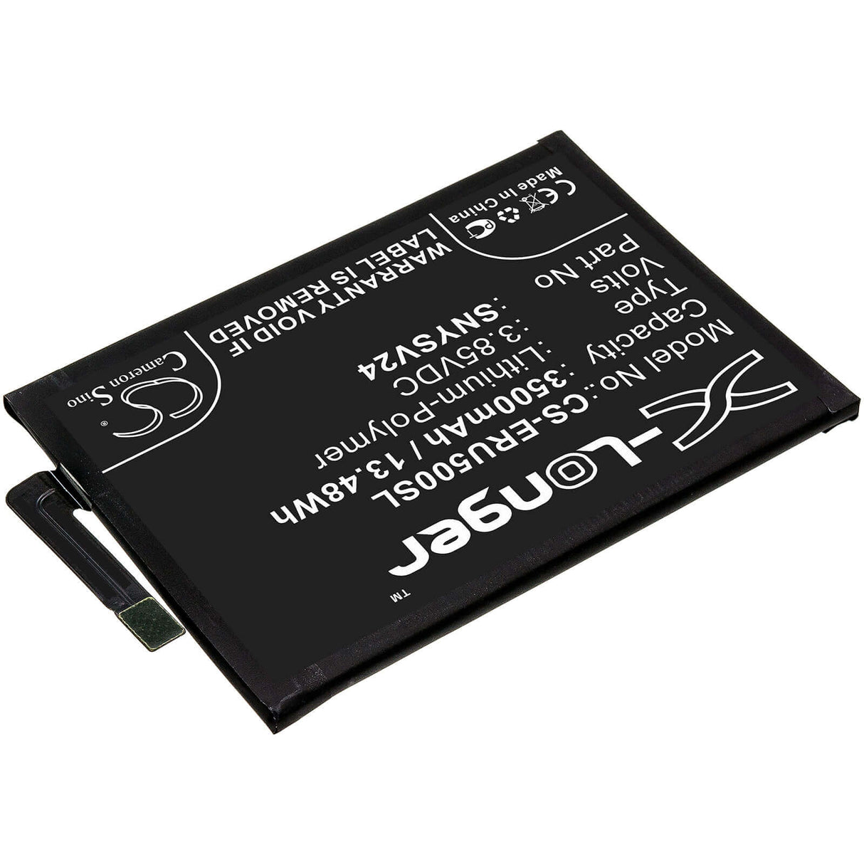 3.85V, Li-Polymer, 3500mAh, SmartPhone battery fits Sony, Snysv24, A001so, So-41a, 13.48Wh Mobile, SmartPhone Cameron Sino Technology Limited (Smartphone)
