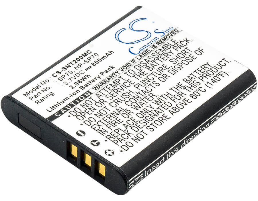 3.7V, Li-ion, 800mAh, Camera battery fits Sony, 4-261-368-01, Bloggie Duo, Bloggie Mhs-fs2, 2.96Wh Camera Cameron Sino Technology Limited (Camera)