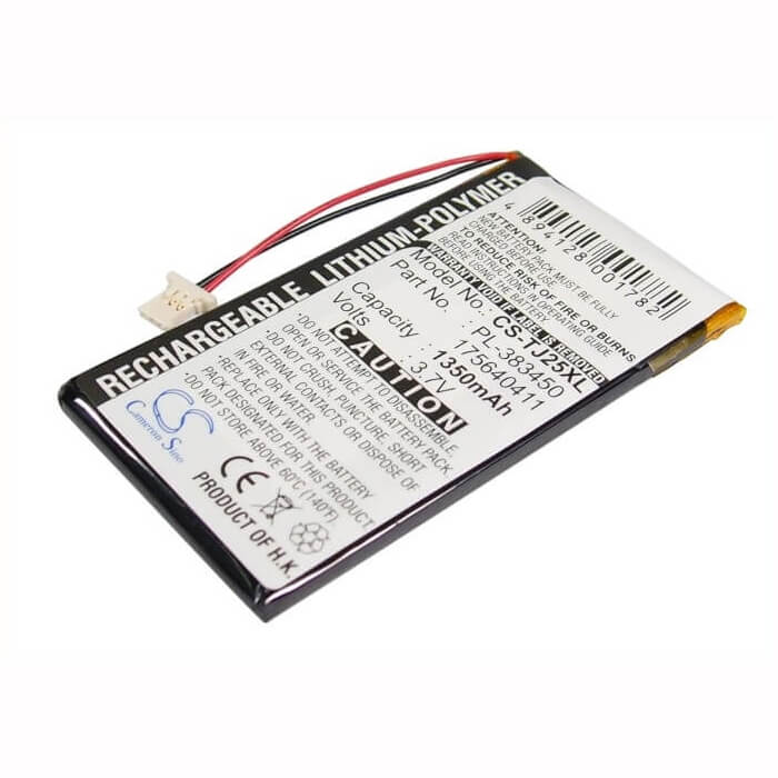 3.7V, Li-Polymer, 1350mAh, PDA battery fits Sony, Pl-383450, Clie Peg-j25, Clie Peg-tj35, 5Wh PDA, Pocket PC Cameron Sino Technology Limited